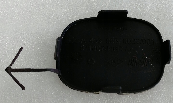 фото №2, Smart forfour ii 453 заглушка фаркоп бампера перед