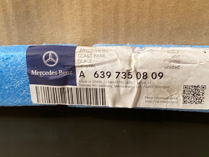 фото №8, Mercedes vito viano w639 стекло боковая левая a6397350809