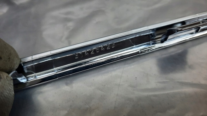 фото №11, Молдинг бампера зад хром volvo s90 v90 xc60 16- 31425423 новая