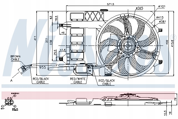 фото №12, Вентилятор радиатор двигателя nissens 85125 pl dystrybucja
