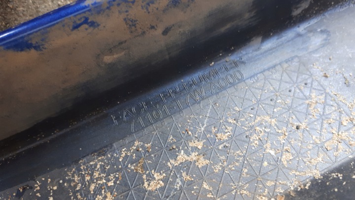 фото №10, Honda hrv hr-v ii 15- бампер передний перед 71101-t7w-a000 2015- oem