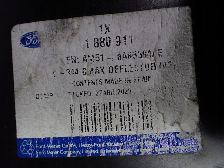 фото №9, Плита захист pod бампер перед am51-a8b384-a ford c-max mk2 ii 15r