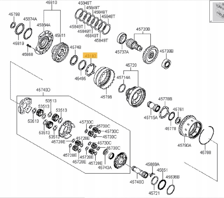 фото №7, Коробка передач автоматична na запчастини корпус hyundai i40 2.0 gdi g4nc tt64 ejdu