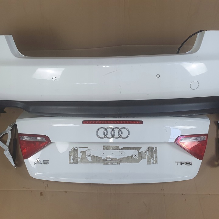фото №7, Audi a5 8t кришка зад бампер pdc крило петлі