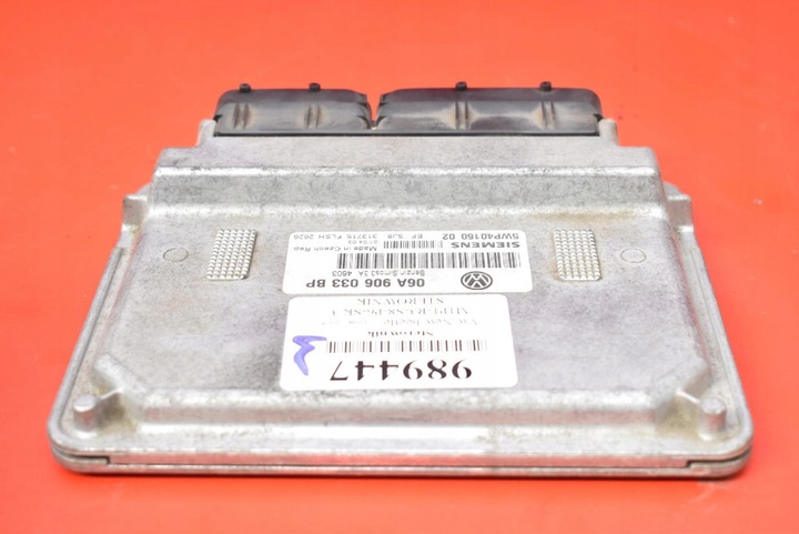 фото №5, Блок керування комп'ютер двигуна 06a906033bp vw new beetle 1.6 8v 102 km 98-05