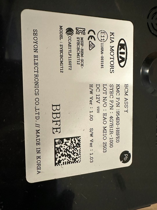 фото №5, Набір стартовий kia stonic 1.0 hev key без механічна коробка передач 2021