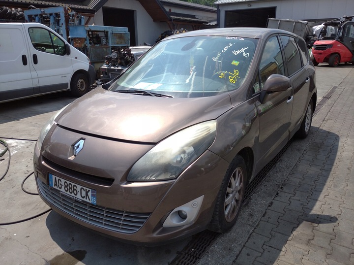 фото №16, Renault scenic iii 3 панель консоль подушка безопасности подушки защита колонки коричневая