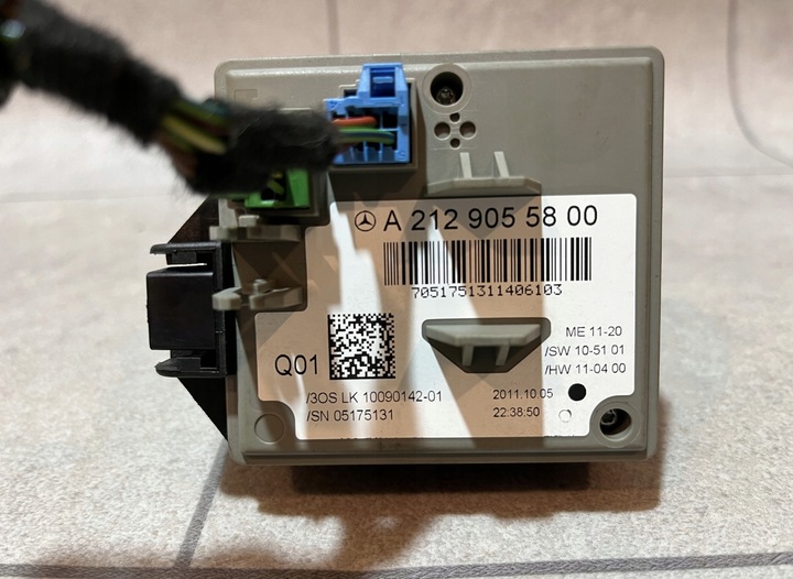 фото №10, Mercedes w212 2.2cdi набор стартовый компьютер bdb