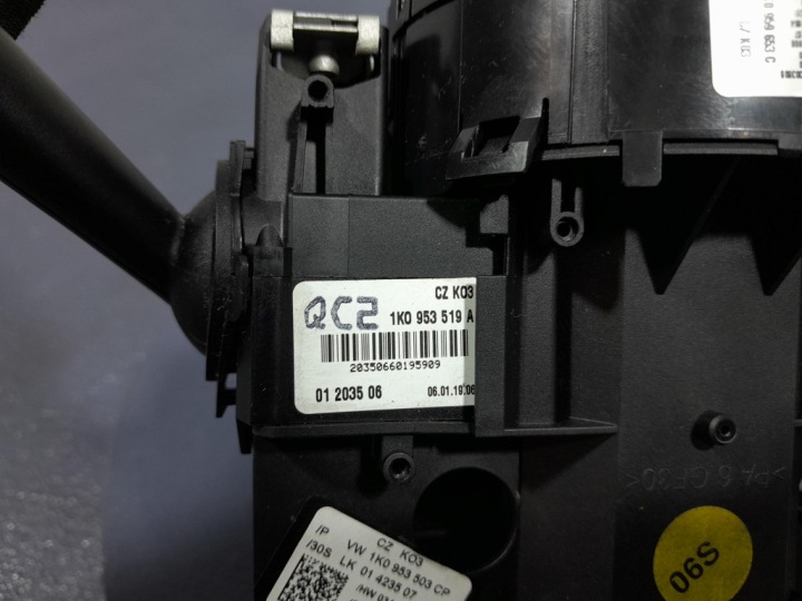 фото №7, Vw touran i 03- перемикач комбінований підкермові важелі шлейф 1k0953503cp