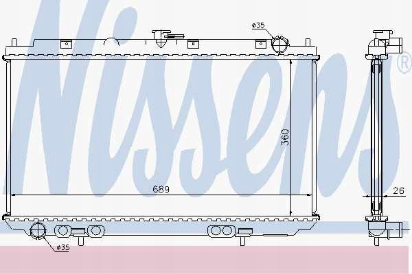 фото №9, Радіаторів води nissens 67349a