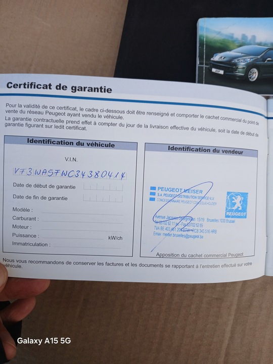 фото №8, Двигатель комплектный peugeot 207 1.6 vti 5fw з автомобиль з немец малый пробег