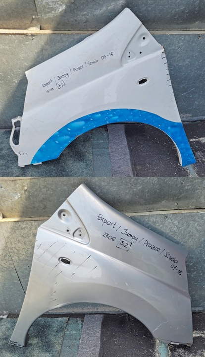 фото №1, Крыло переднее левый / правый expert / jumpy / proace / scudo 2007-16