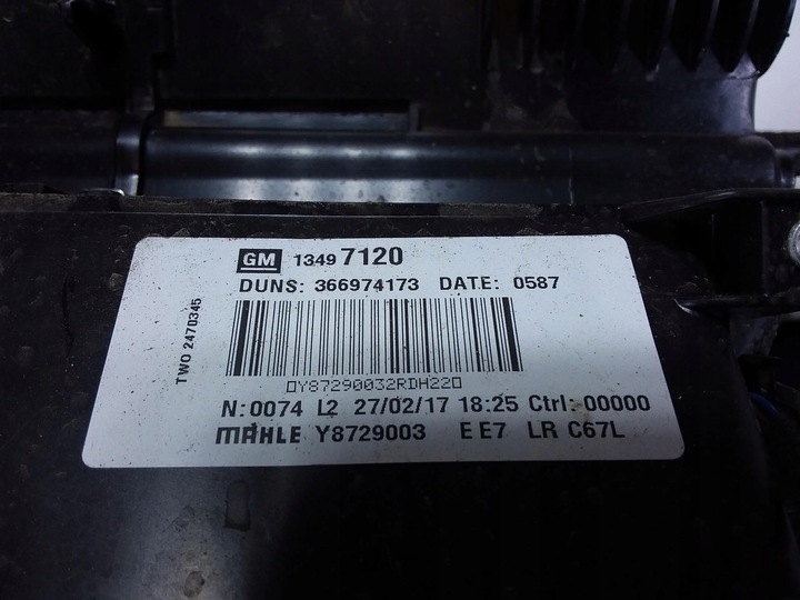 фото №5, Opel astra j iv обігрівач вентилятор eu