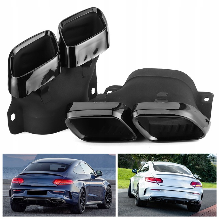 фото №14, Дифузор mercedes amg c63/s w205 2015-2018