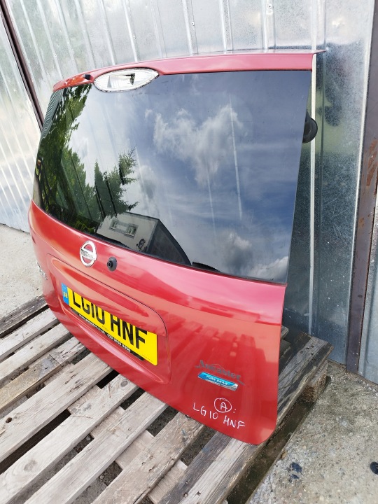 фото №9, Крышка багажника стекло зад nissan note e11 годы 2006-2012 a32 g