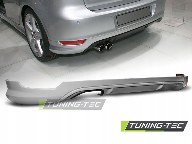 фото №3, Диффузор задний бампера votex стиль тюнинг -oo-- do vw golf 6 vi 08-12