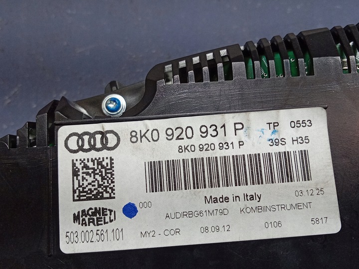 фото №5, Audi a4 b8 2.0 tfsi 211 km спидометр приборы eu 8k0920931p