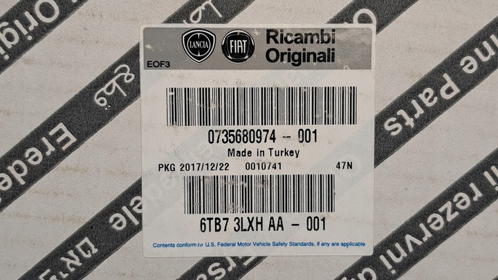 фото №6, Оригінал кермо шкіра 735680974 fiat 500l 500x