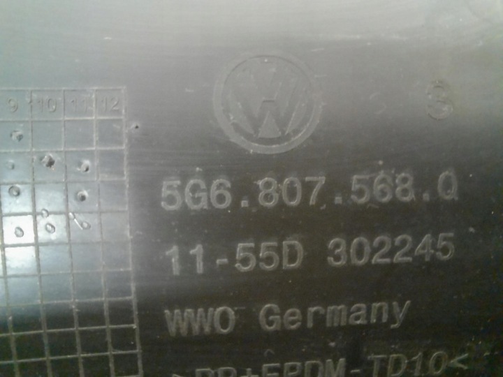 фото №12, Volkswagen golf vii 7 12-20 универсал вариант накладка бампера зад 5g6807568