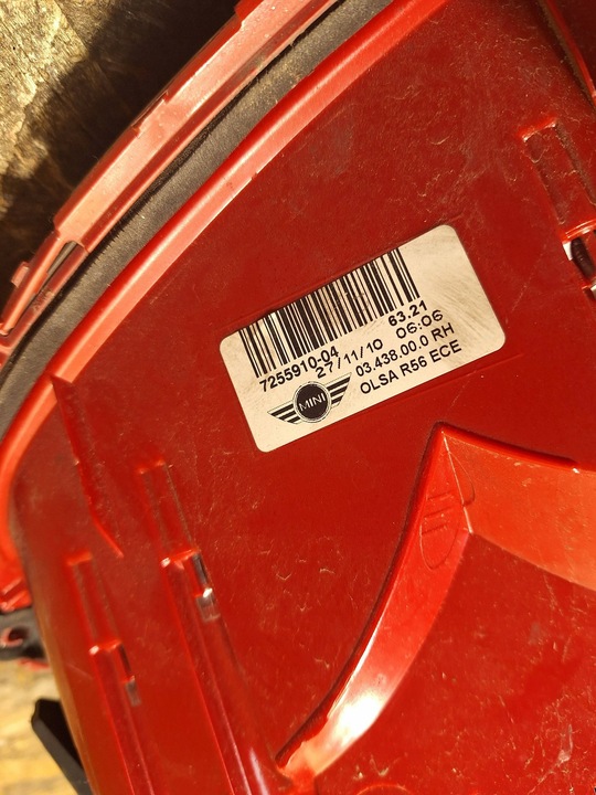 фото №8, Лампа 7255910 зад правая mini cooper r56 r57 рестайлинг led 10-13