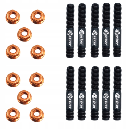 фото №1, Болты шпильки коллектора выпускного m8x40 гайки