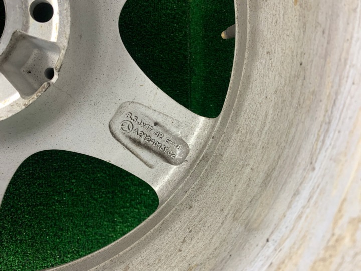 фото №9, Mercedes e w212 s212 8,5x17 et38 a2124015902 запаска запаска диск koło