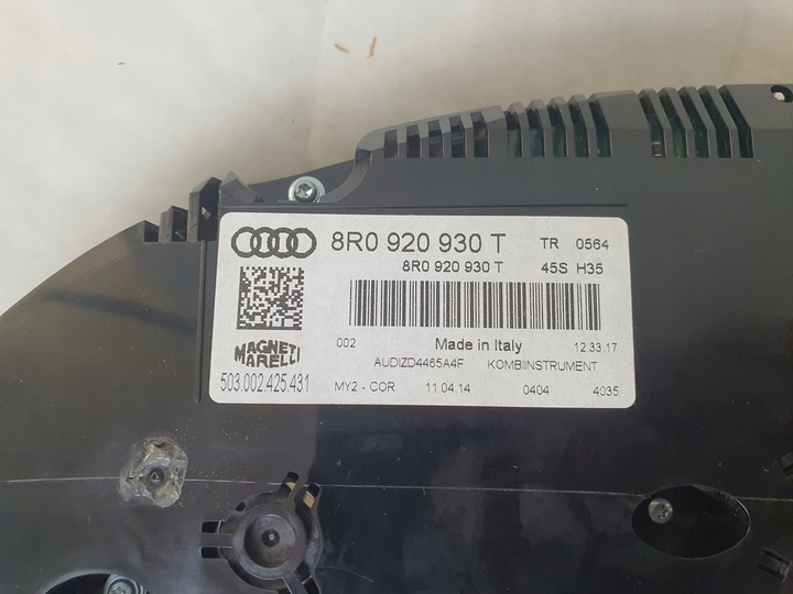 фото №7, Спідометр  манометр прилади audi q5 8r 8r0920930t