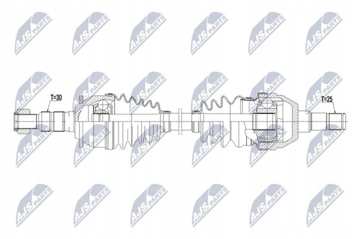 фото №10, Полуось приводная правая opel astra j 1.4t 1.7cdti 09-