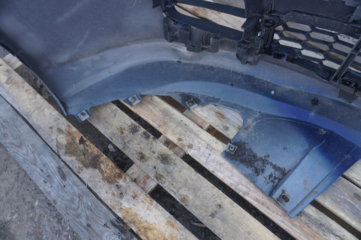 фото №14, Mazda 6 gg рестайлинг бампер переднее 2006год тёмно-синий