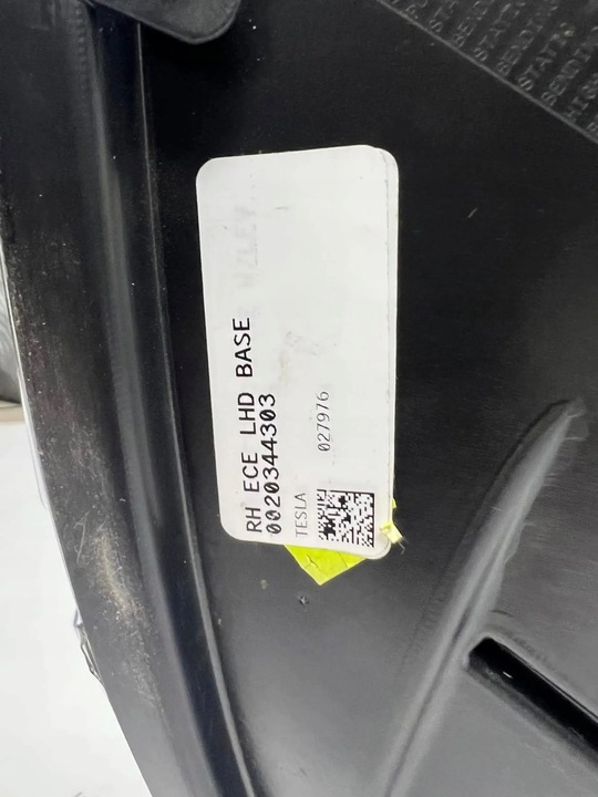 фото №11, Лампа правая передняя tesla s рестайлинг полный led комплектная