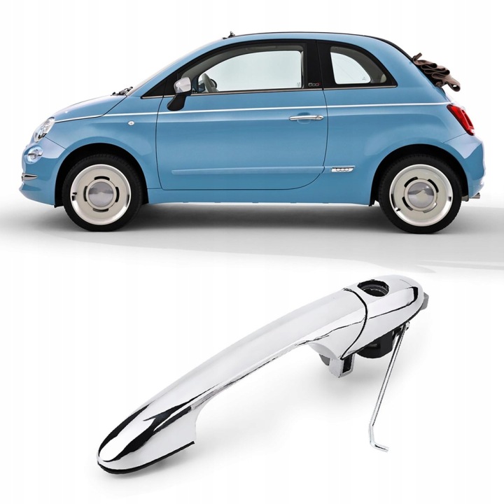 фото №10, Ручка зовнішня двері передня ліва do fiat 500 500c