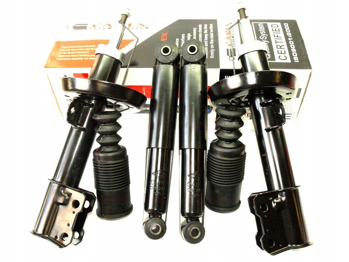 фото №1, 4x амортизаторы перед + зад защитные накладки отбойники opel zafira a 1999-2005 комплект