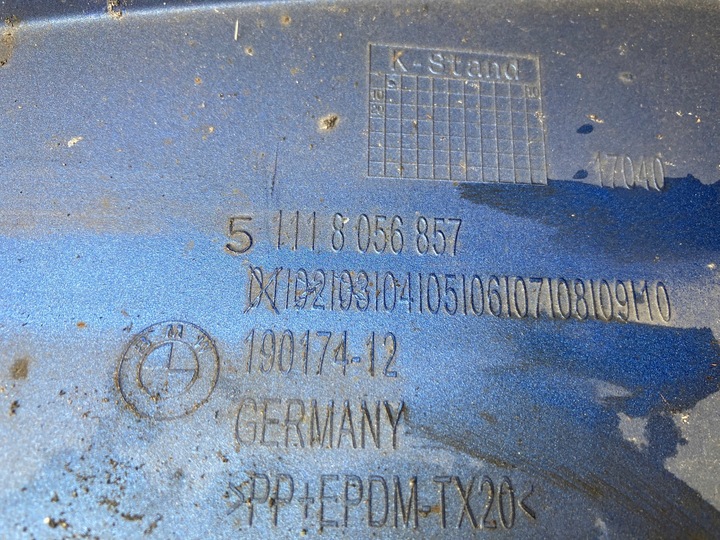 фото №15, Бампер перед переднее bmw 3 gt f34 м-пакет 13- оригинальный номер