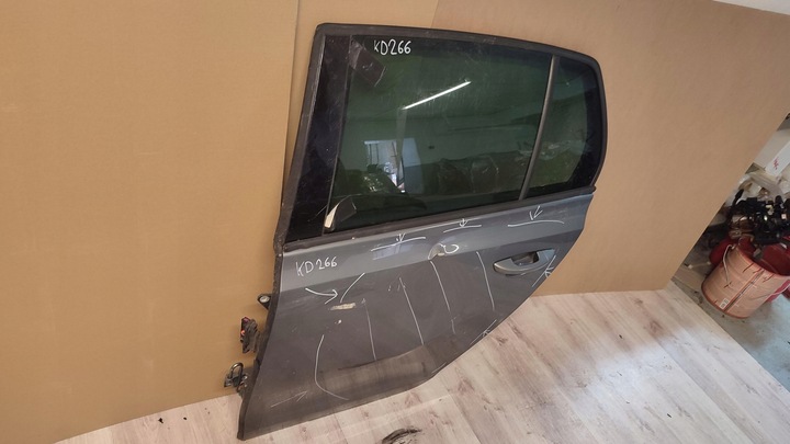 фото №3, Vw golf vi дверь левый зад задние стекло