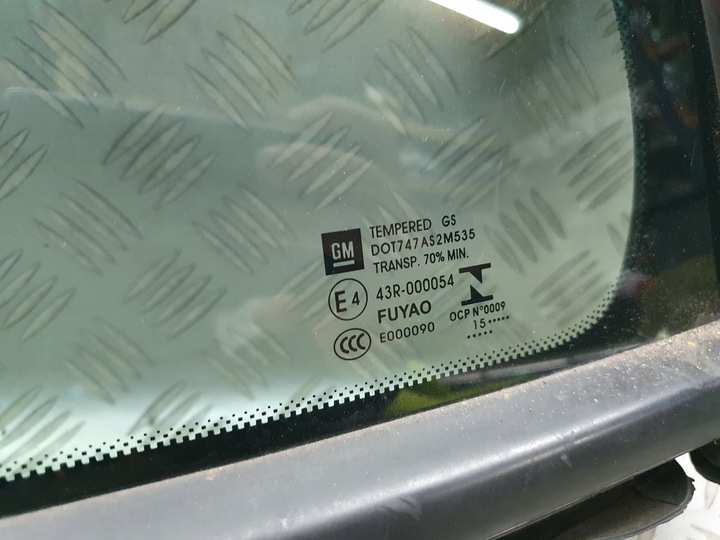 фото №2, Скло двері прокладка хром лівий зад astra k hb