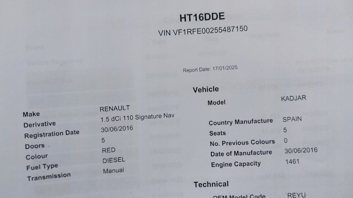фото №9, Двигун 1,5 dci k9k 646 renault kadjar
