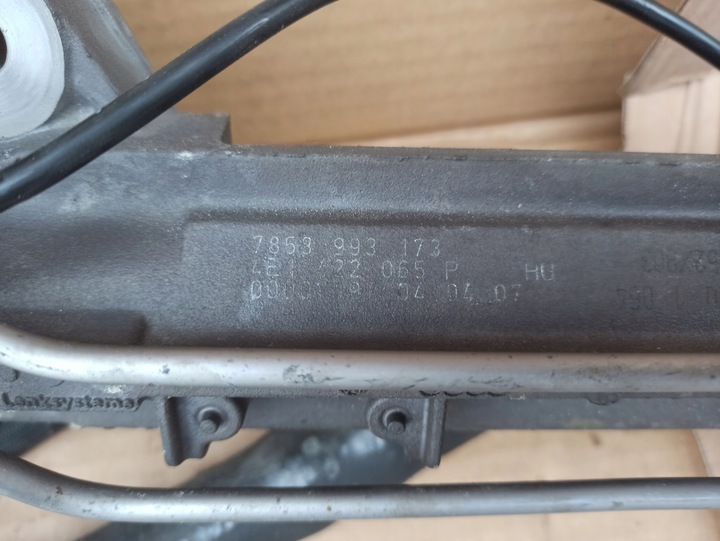 фото №9, Рейка рульового управління трансмісія кермова audi a8 d3 рестайлінг європа 4e1422065p