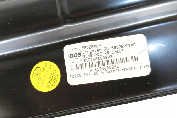 фото №10, Chrysler pacifica 17- люк панорама малый задняя механизм