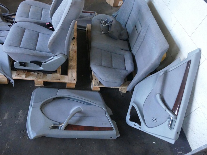 фото №12, Mercedes c w202 рестайлинг sedan сиденье диван боковина обшивки стойка прокладка kpl