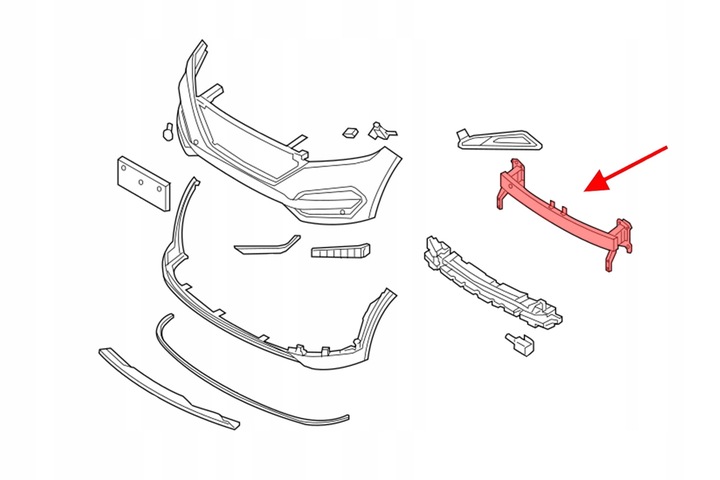 фото №11, Hyundai балка бампера оригінальний номер 64900d7000