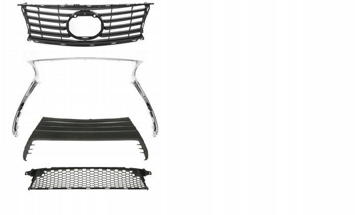 фото №1, Lexus is 13 - 2017 решітка радіатора + решітка + решітка нижня + планка рамка хром нова