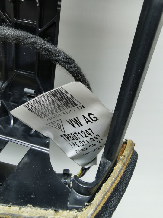 фото №8, Потолок чёрная панорама porsche cayenne ii 7p5867501d