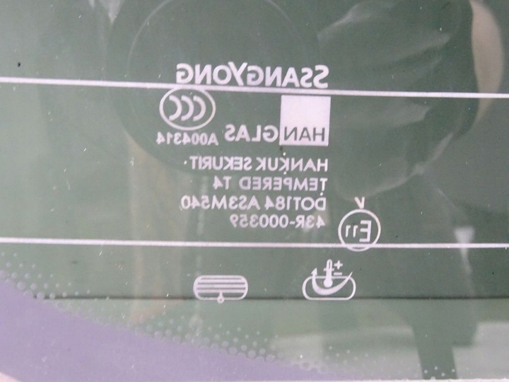 фото №3, Ssangyong rexton 01-06 стекло крышки зад