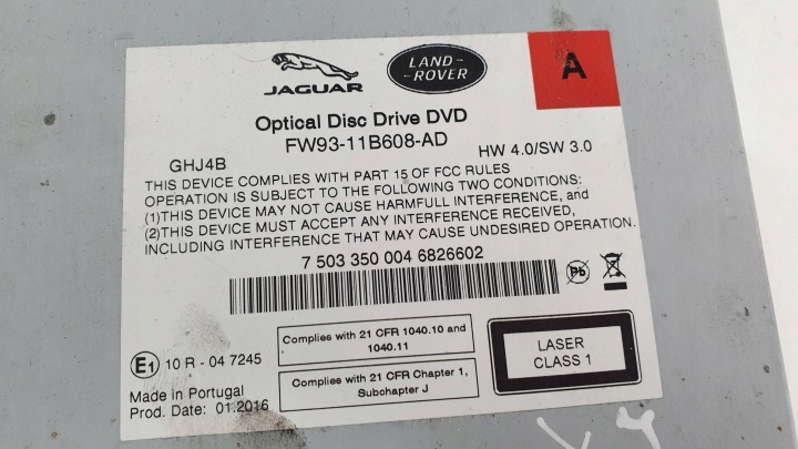 фото №7, Jaguar xj x351 16r рестайлінг автомагнітола (радіо, програвач) cd/dvd/gps
