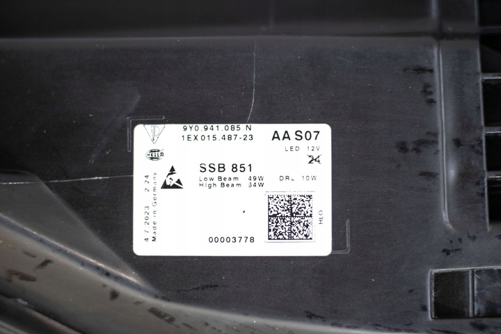 фото №8, Porsche cayenne 9y0 9y3 2024 комплект лампи передні / комплект