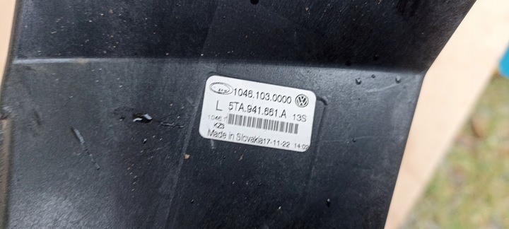 фото №8, Галоген левый vw volkswagen touran 15-20rok 5ta 5ta941661a оригинал