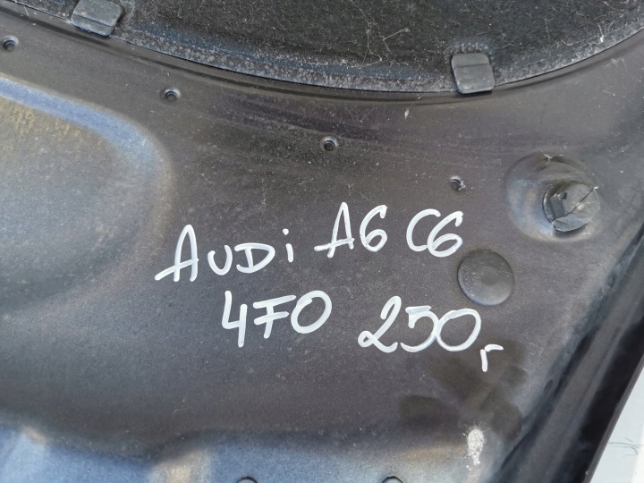 фото №11, Audi a6 c6 4f0 капот кришка двигуна