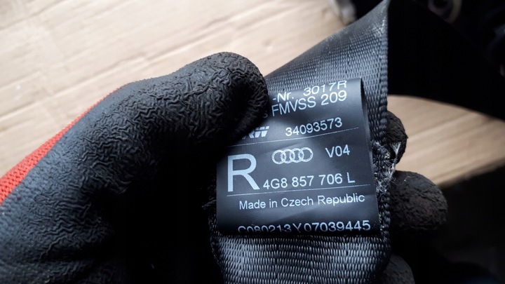 фото №8, S6 c7 4g a6 pas безпеки правий перед a7 s7