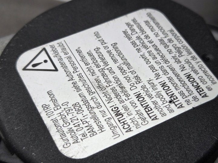 фото №8, Pas безопасности левые перед audi a6 c6 oem номер 04-11 eu 4f0857705 605404600