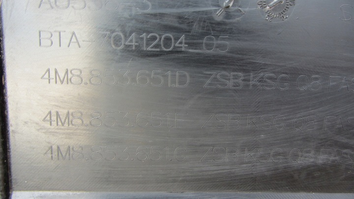 фото №8, Решітка решітка радіатора бампера перед audi q8 4m8